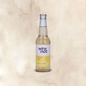 Organic Fruit Soda Why Not Lemon&Mate garrafa 330 ml