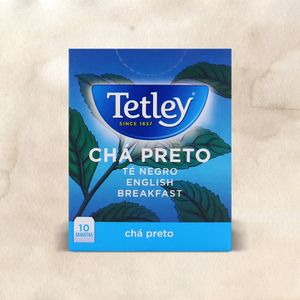 Chá Tetley Preto English Breakfast Emb. 10 Saquetas