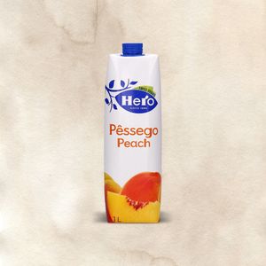 Néctar Hero Pêssego brik 1 litro
