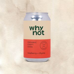 Craft Soda Why Not Raspberry&Thyme lata 330 ml