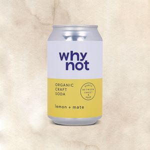 Craft Soda Why Not Lemon&Mate lata 330 ml