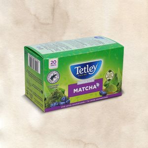 Chá Tetley Super Tea Matcha e Mirtilo emb. 20 saquetas