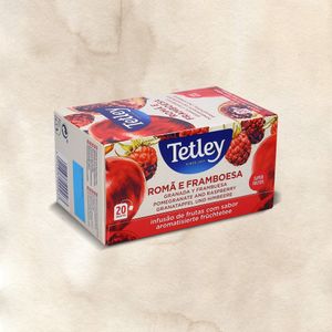 Infusão Tetley Superfruits Romã Framb. emb. 20 saquetas