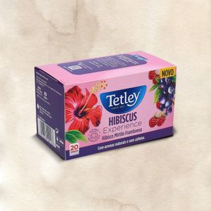Infusão Tetley Super Tea Hib.Mirt.&Framb. emb. 20 saquetas