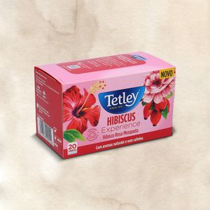 Infusão Tetley Super Tea Hib.Rosa Mosq. emb. 20 saquetas