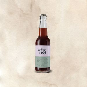 Organic Fruit Soda Why Not Natural Cola garrafa 330 ml