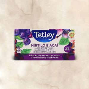 Infusão Tetley Superfruits Mirtilo Açaí emb. 20 saquetas