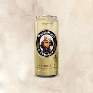 Cerveja Franziskaner Naturtrub lata 500 ml